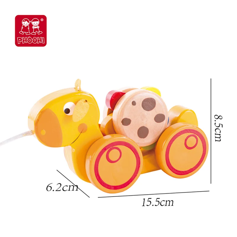 pull along cartoon giraffe