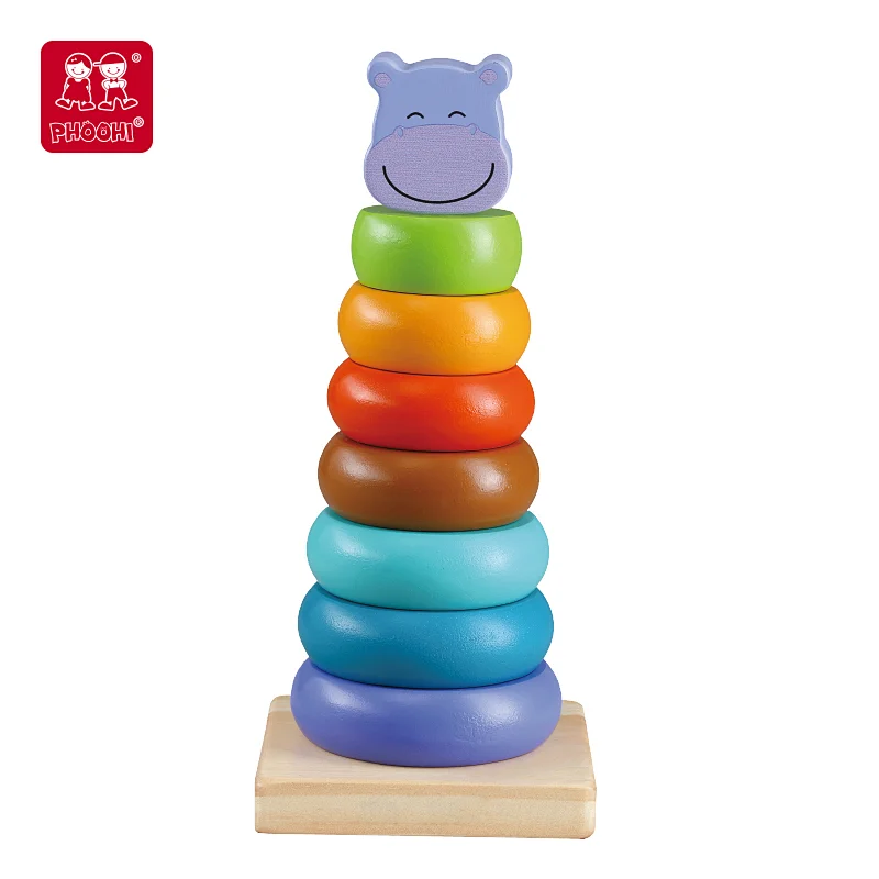 cartoon hippo stacker