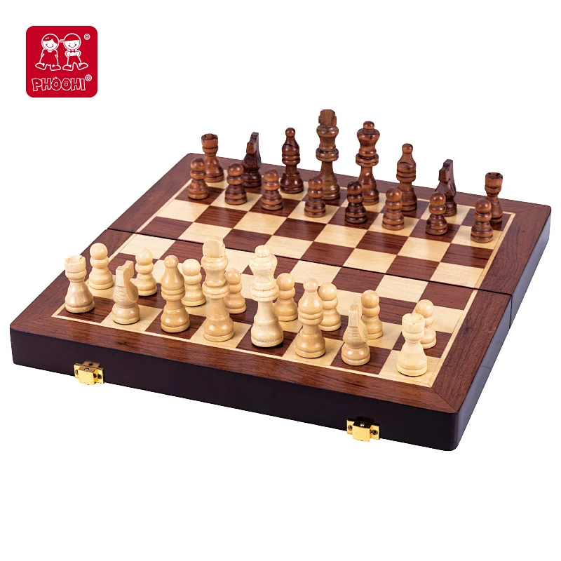 wooden chess
