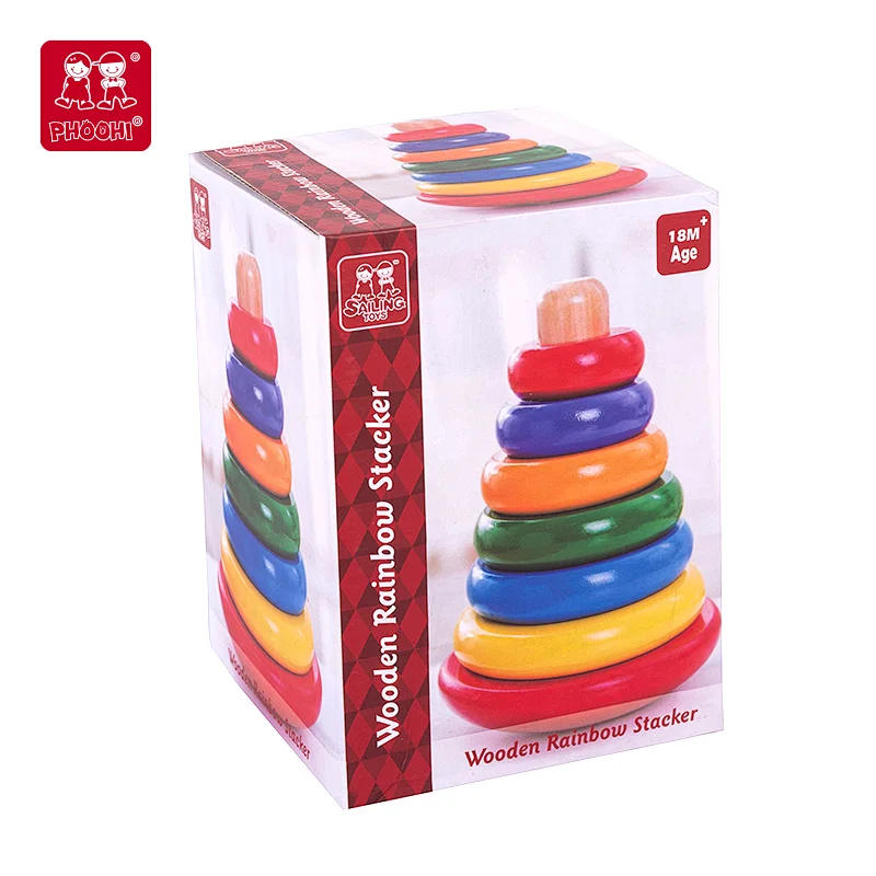 Wooden Rainbow Stacker