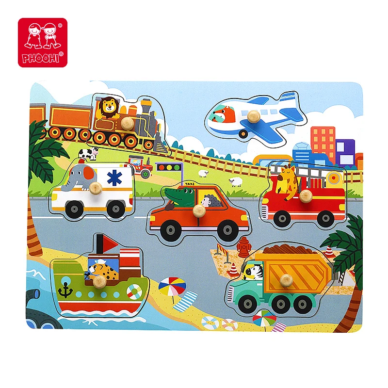 Vehicles Peg Puzzle