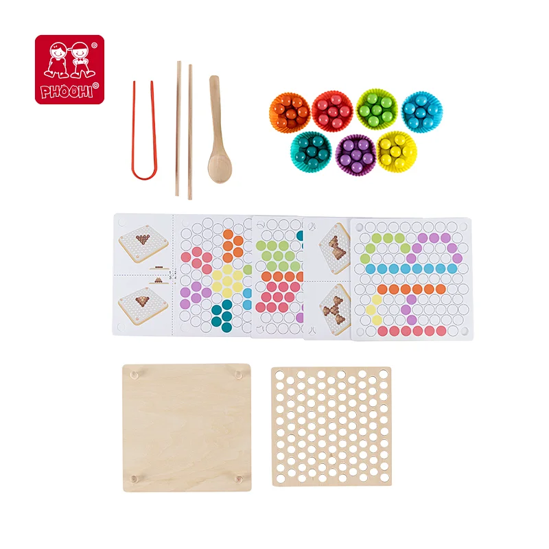 clip beads toy
