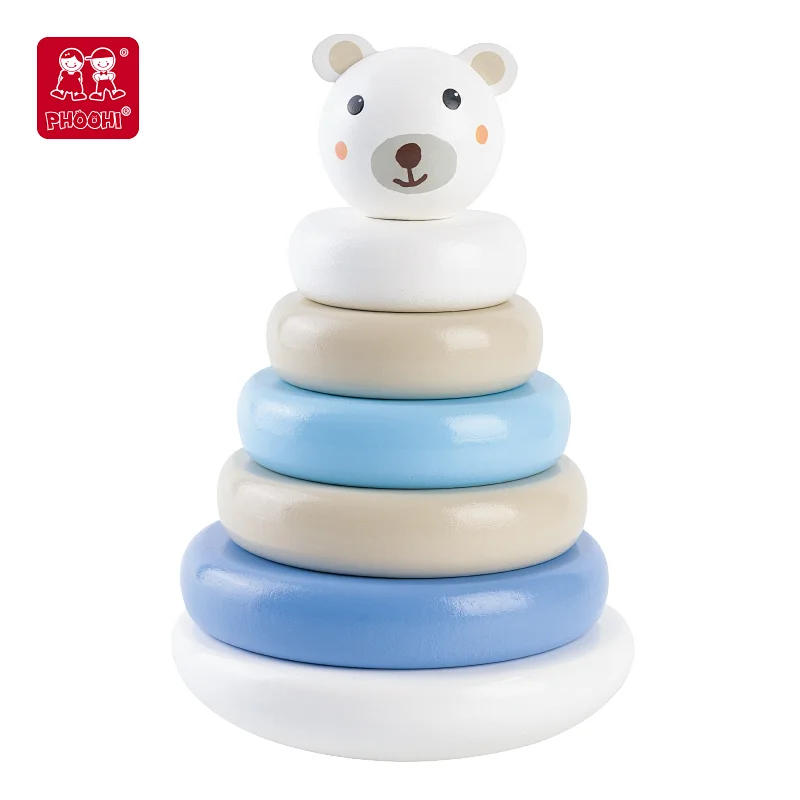 wooden stacker toy