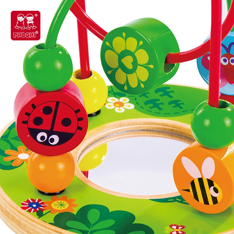 garden insect bead maze