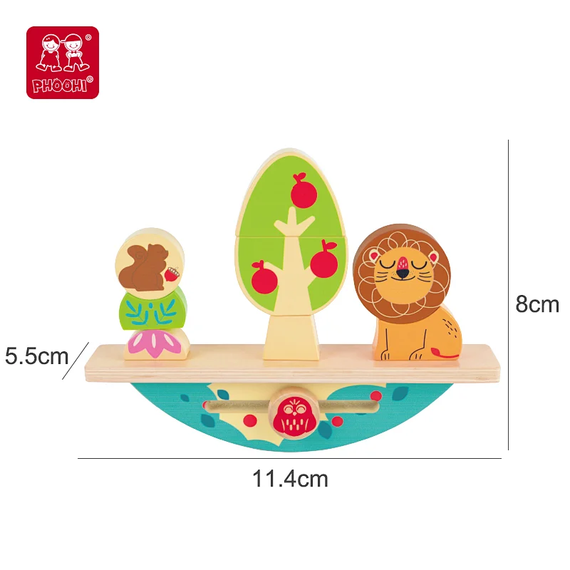 wooden balance game