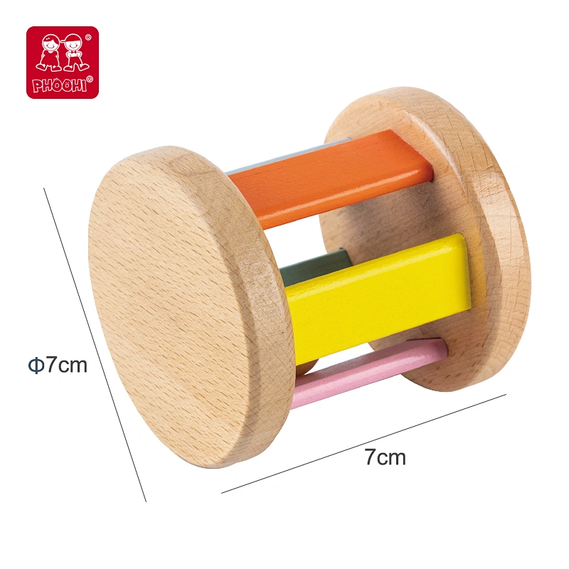 wooden toy rattle