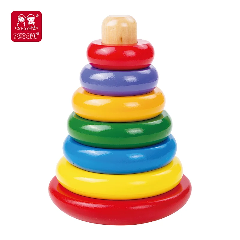 stacking rainbow tower