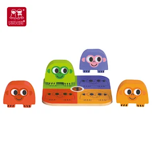 colorful wooden stacking game
