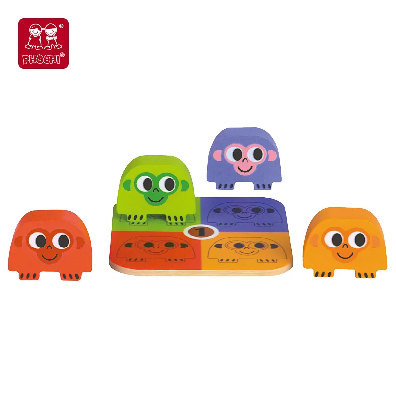 colorful wooden stacking game