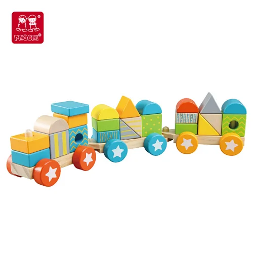block stacking train