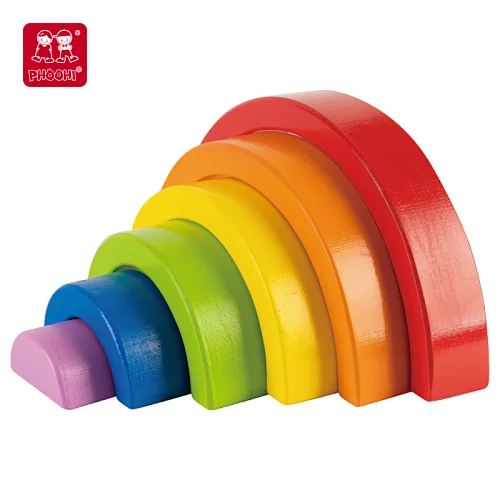 Montessori wooden building block