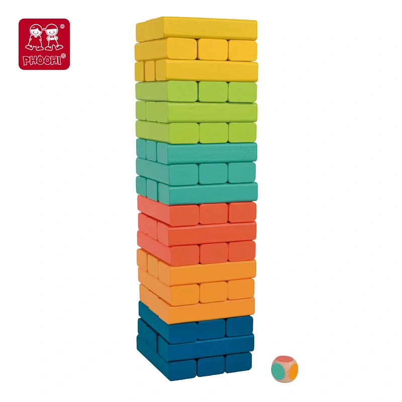 cuboid stacking blocks , colorful stacking blocks , - Phoohitoys