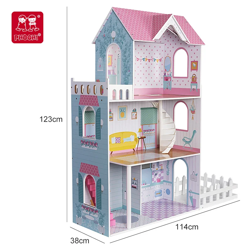 Blue Deluxe Doll House