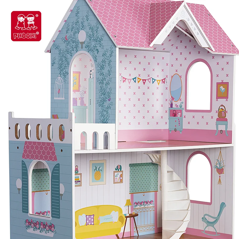 Blue Deluxe Doll House