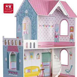 Blue Deluxe Doll House