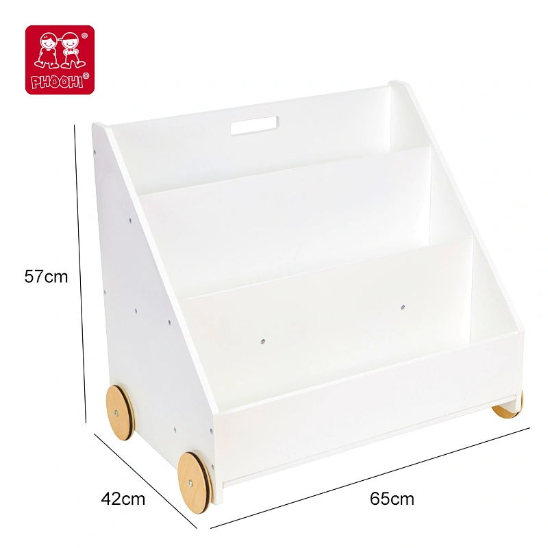 Bookshelf with Wheels