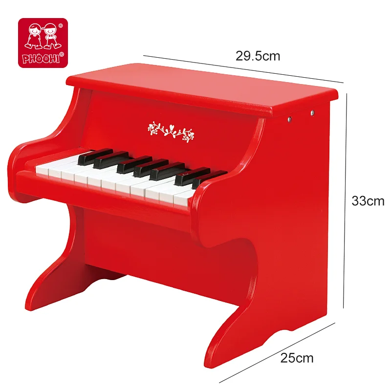 Red 18-Key Piano