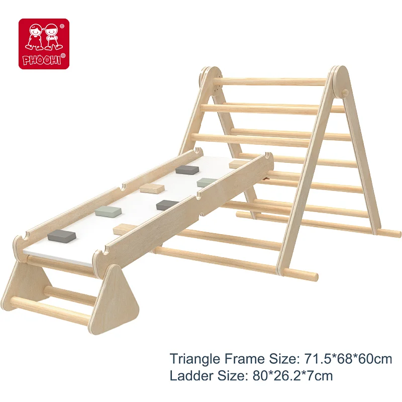 Climbing Triangle with Slide Ramp Set