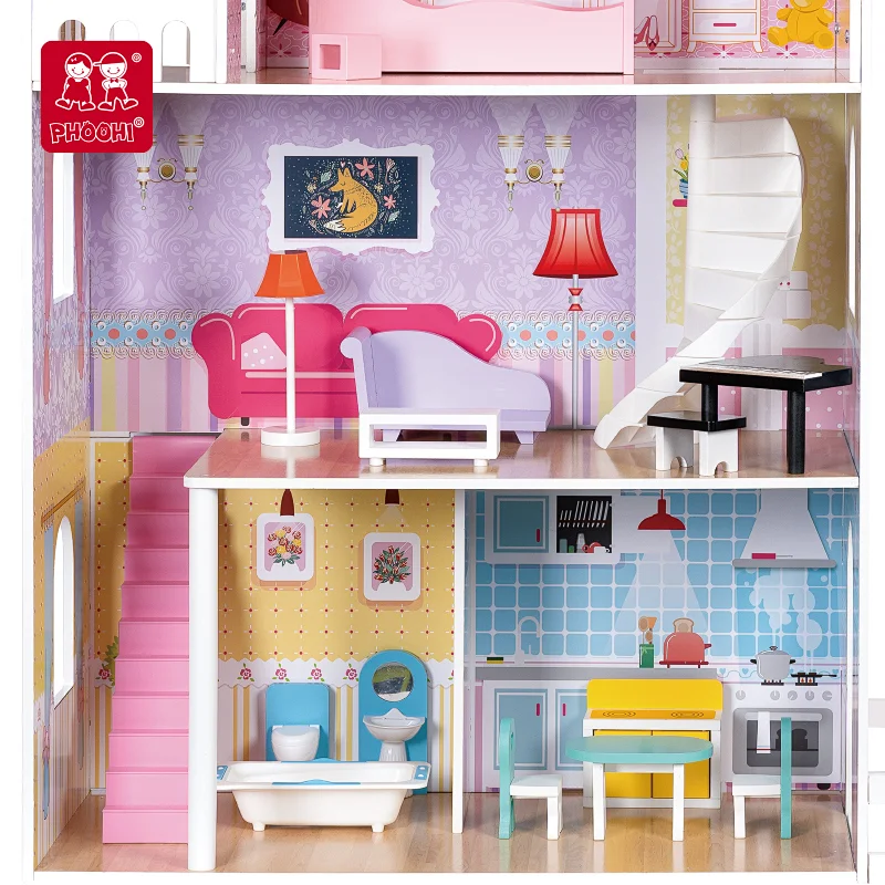 Pink Deluxe Doll House