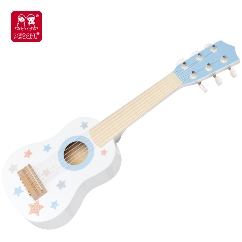 White on sale toy guitar