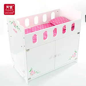 Doll Crib with Cabinet