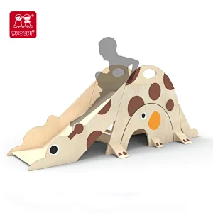 Elephant Climber and Giraffe Slide Set