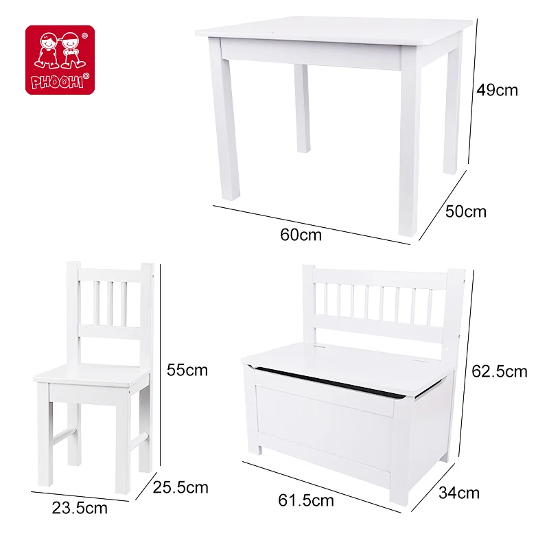 Table and 2 Chairs and Toy Box