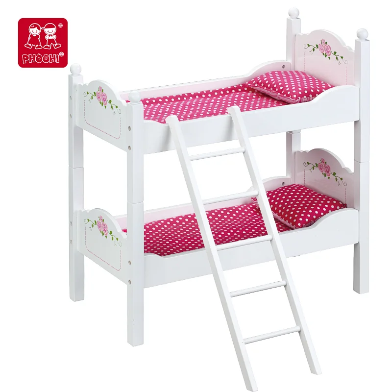 Doll Bunk Bed with Bedding