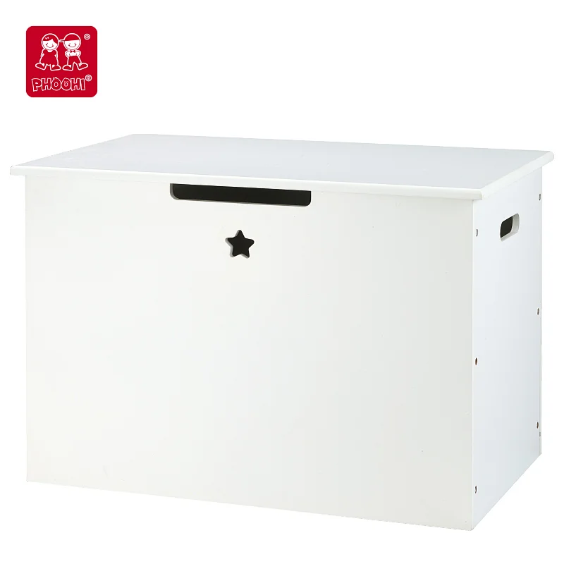 Wooden storage box for kids