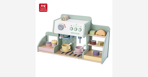 Wooden coffee machine toy , - Phoohitoys