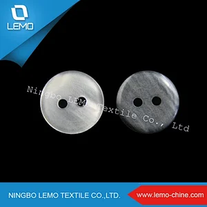 Flatback Style and Resin Material Polyester Button