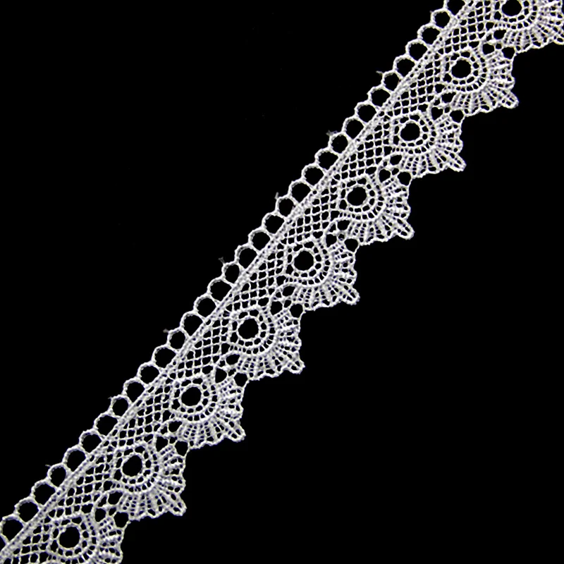 4.5cm Chemical Embroidery Polyester Lace for Cloth Decoration