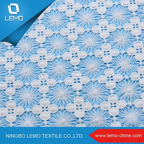 African Best Quality Swiss Voile Dry Cotton Lace Fabric in Switzerland