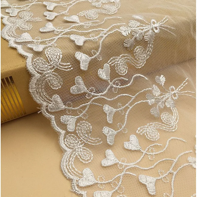 2019 fashion french tulle lace net lace fabric polyester embroidery