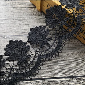 5cm Chemical Embroidery Water Soluble Polyester Lace for Cloth