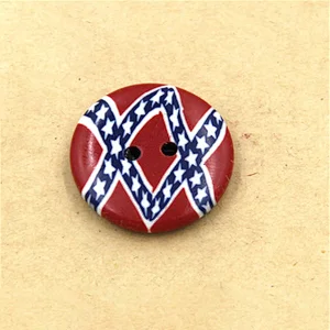 Fancy Painted Wooden Buttons For Shirts