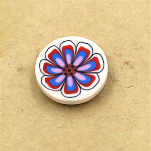 Fancy Painted Wooden Buttons For Shirts