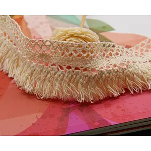 4cm Cotton Crochet Lace with Fashion Design