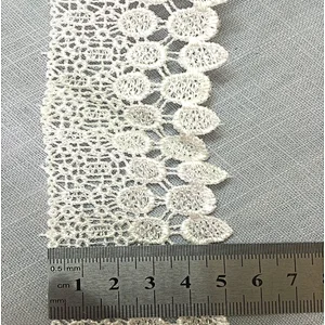 african laace fabric white embroidery 100% polyester chemical lace for women