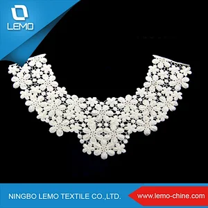Good Design And Quality Embroidered bow Lace, Collar Lace