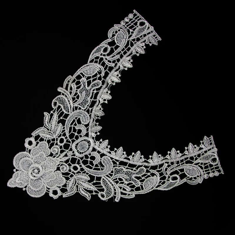 15cm Printing Elegant New Flower Pattern Polyester Collar Lace