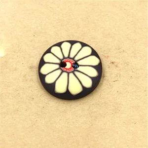 Wholesale Hot Sale Simple Printing Wooden Buttons