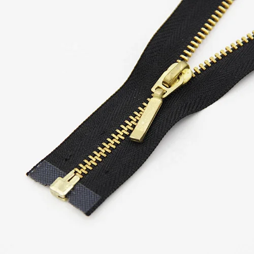 3# 4# 5# Jacket Golden Metal Brass Zipper For Jeans
