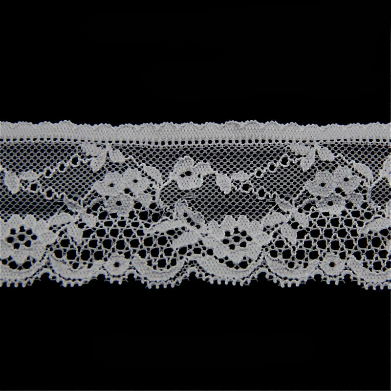 2.9CM  Lycra Nylon Spandex Lace Fabric for Cloth Decoration
