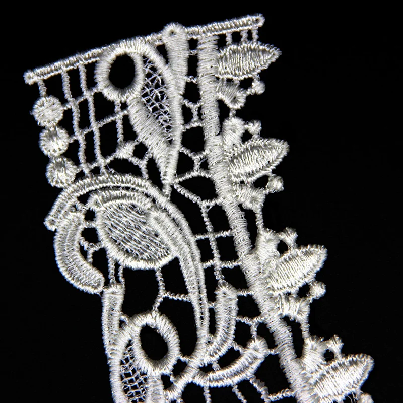 15cm Printing Elegant New Flower Pattern Polyester Collar Lace