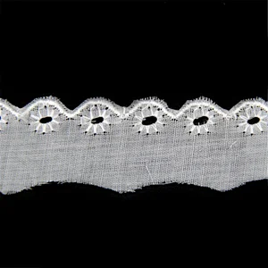 3CM Factory Direct Selling High Quality TC Cord Lace Trimming