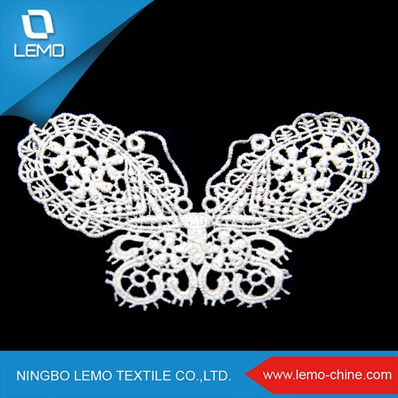 Good Design And Quality Embroidered bow Lace, Collar Lace