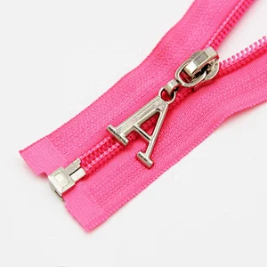 5# 18inch Custom logo nylon zips for clothes