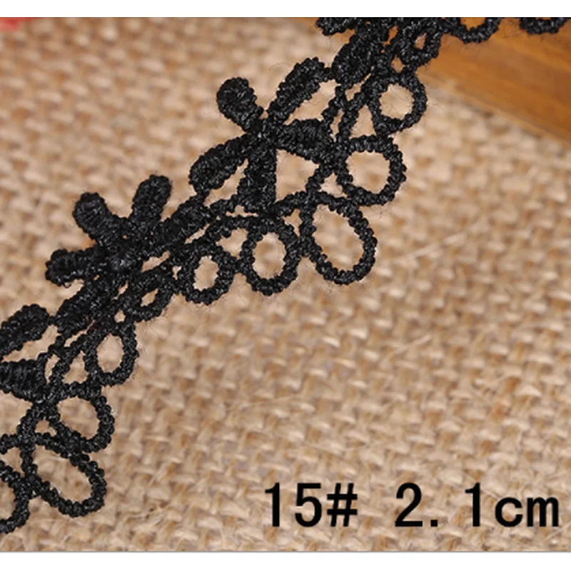 different size african embroidery  polyester  lace trim