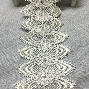 hot selling french polyester lace trim for lace dress